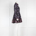 The Kooples Black Floral Mini Dress