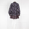 The Kooples Black Floral Mini Dress