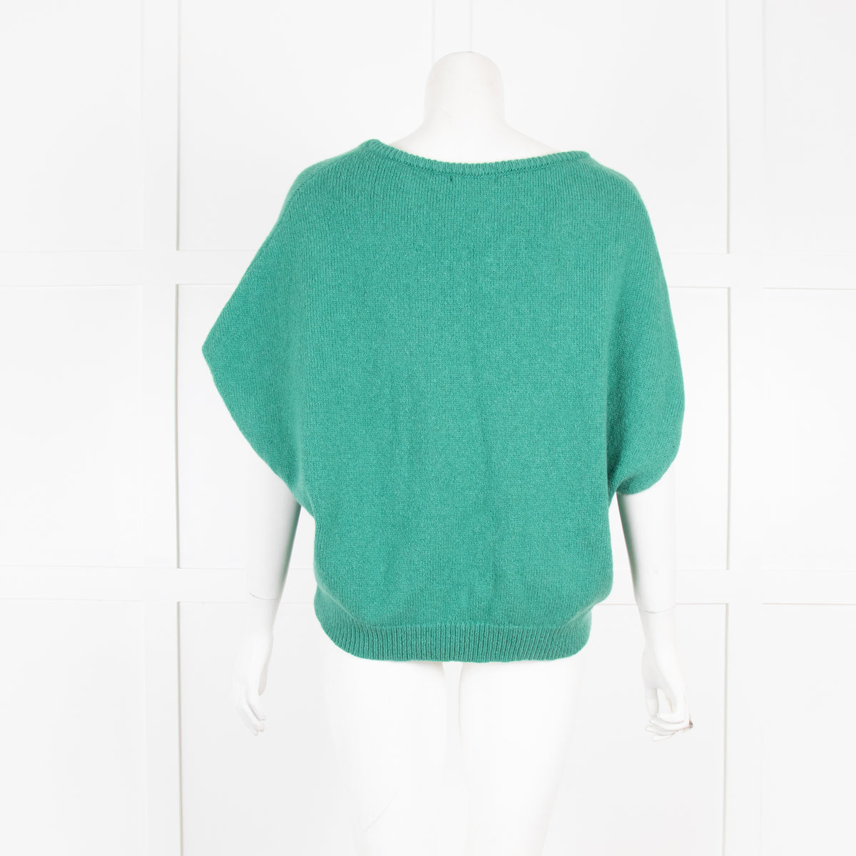 Les Racienes du Ciel Green Cape Sleeve Knit