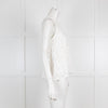 Otto'Dame White Cotton Broderie Anglaise Top
