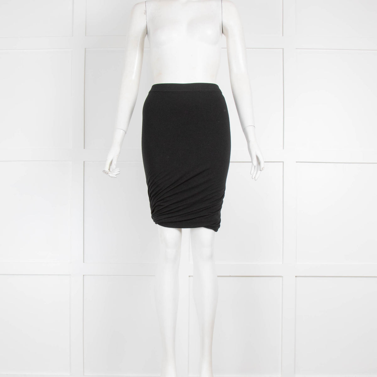T by Alexander Wang Black  Double Knit Mini Skirt