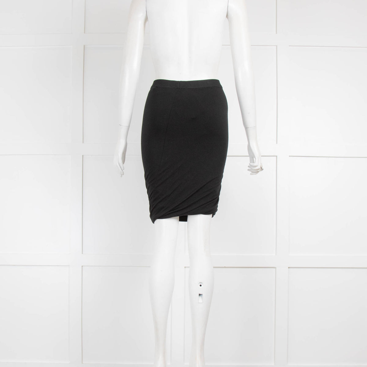 T by Alexander Wang Black  Double Knit Mini Skirt
