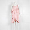 Needle & Thread Peach Frilly Sleeveless Dress