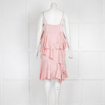 Needle & Thread Peach Frilly Sleeveless Dress