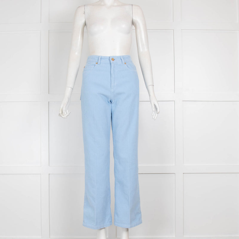 Essentiel Antwerp Pale Blue Corduroy Trousers