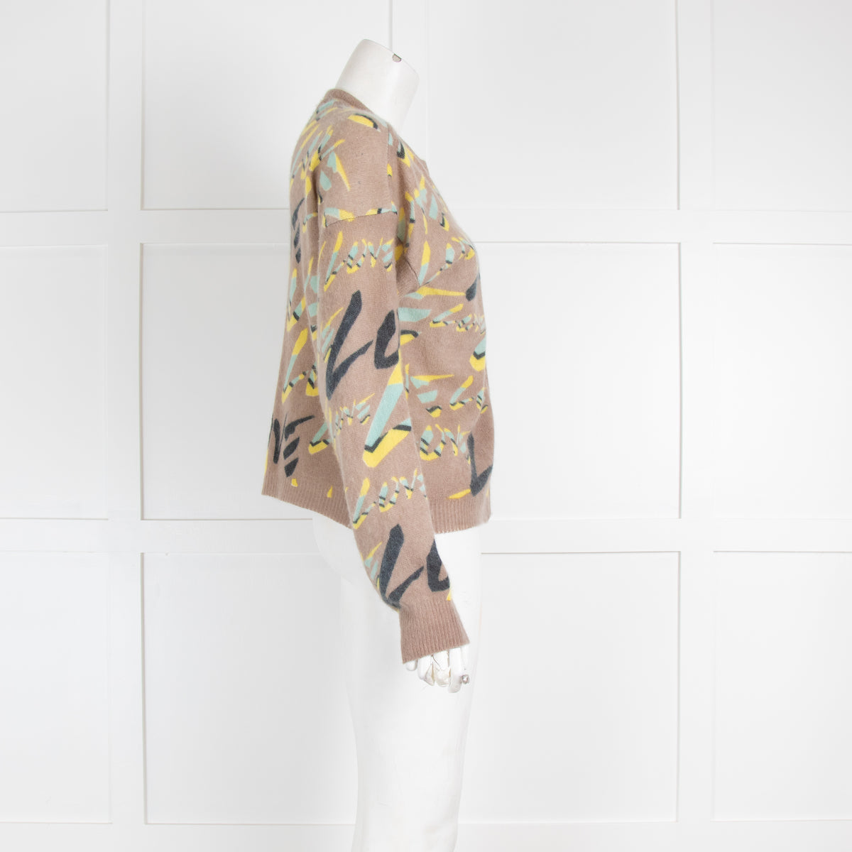 Delicate Love Graphic Print Cardigan