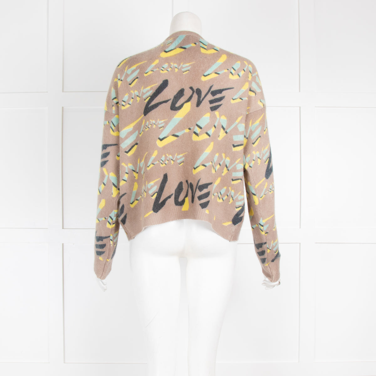 Delicate Love Graphic Print Cardigan