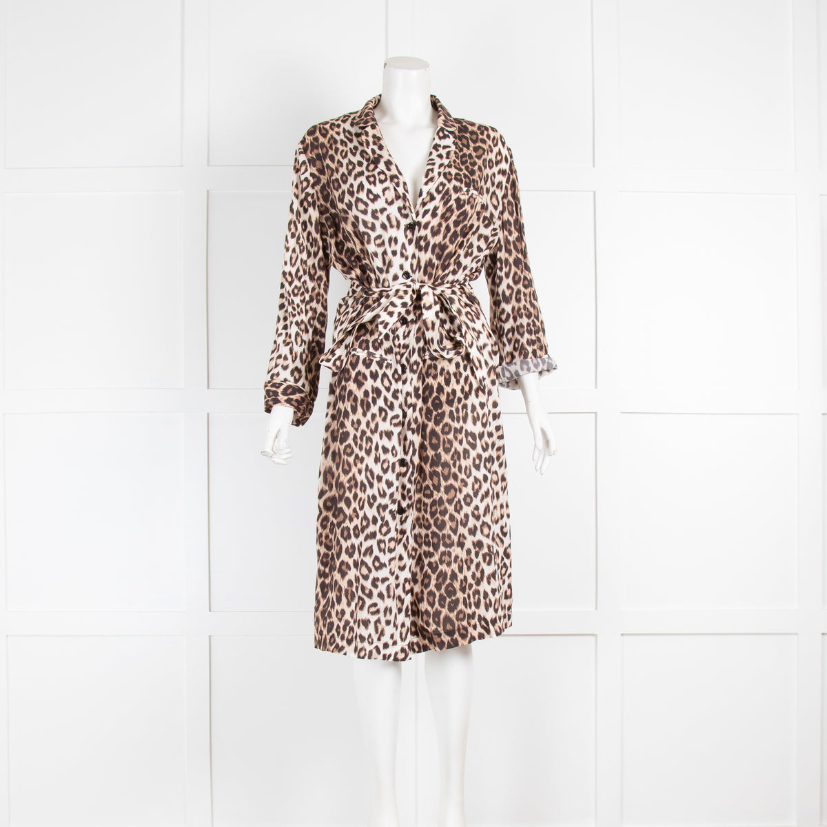 La Prestic Ouiston Animal Print Mini Dress
