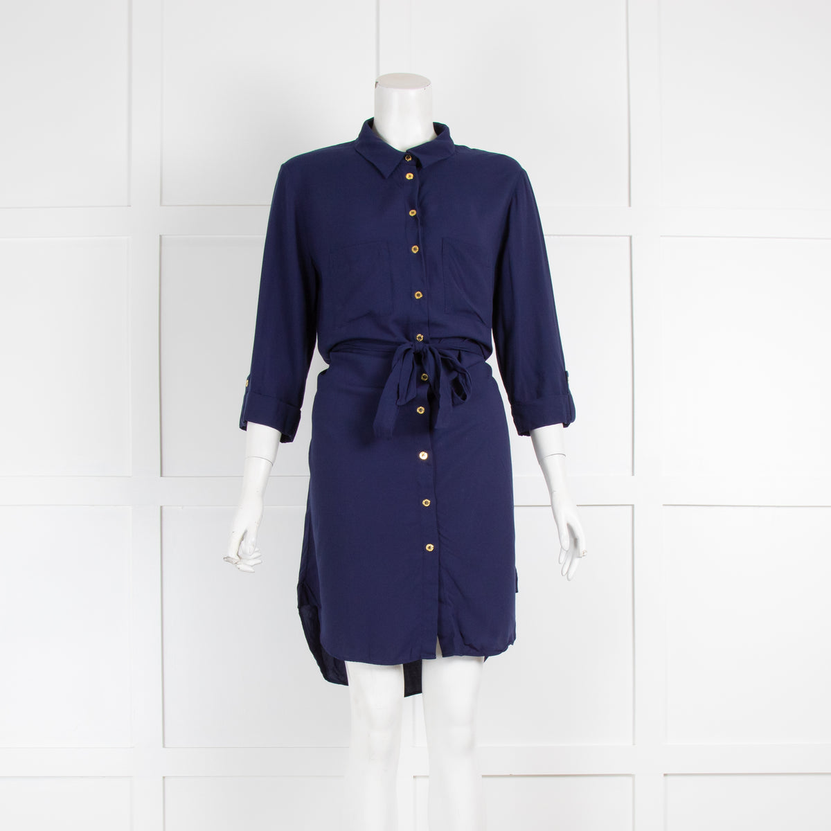 Heidi Klein Navy Shirt Dress