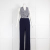 Ralph Lauren Navy & White Striped Jumpsuit