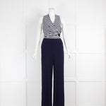 Ralph Lauren Navy & White Striped Jumpsuit