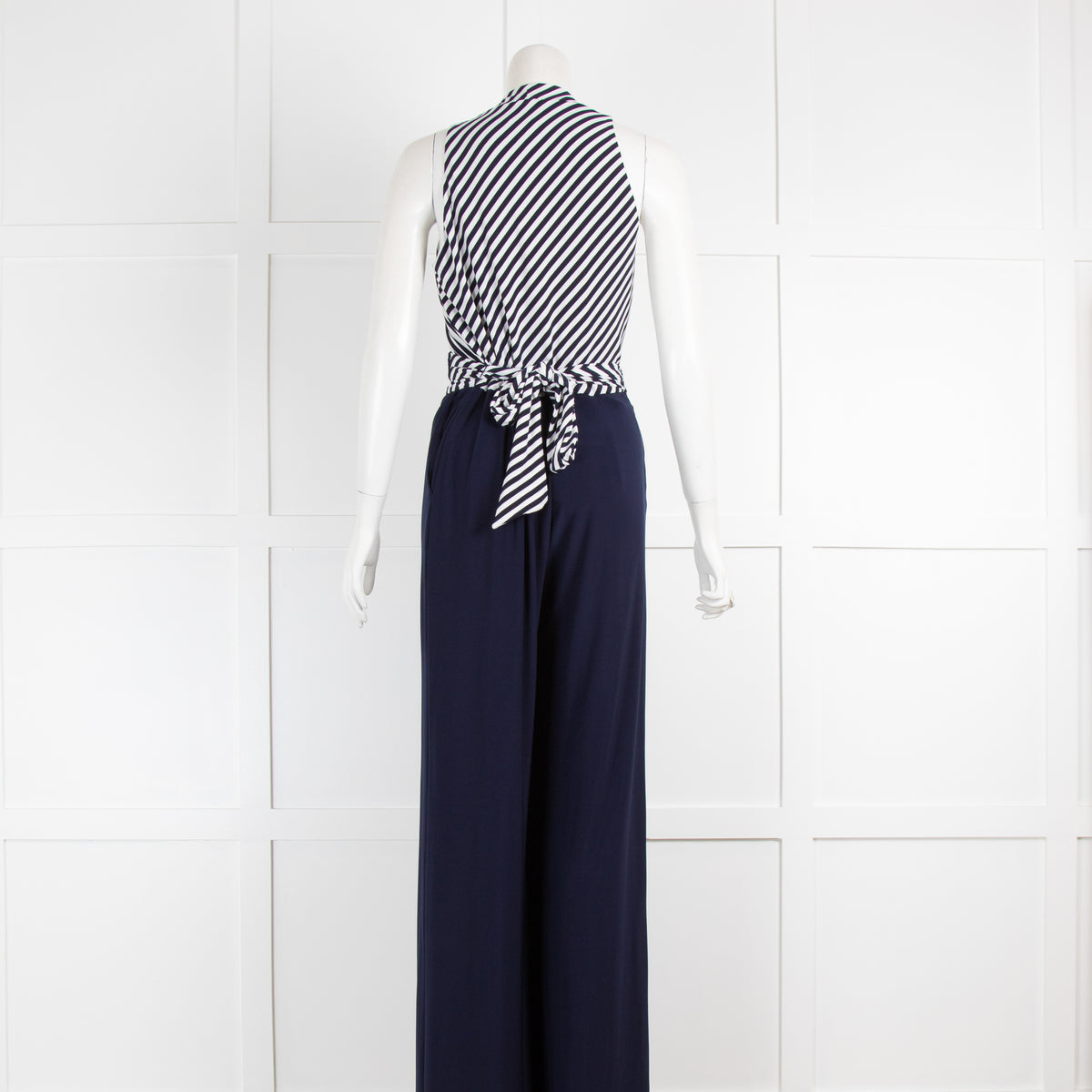 Ralph Lauren Navy & White Striped Jumpsuit