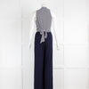 Ralph Lauren Navy & White Striped Jumpsuit