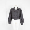 Dolce & Gabbana Grey Wool Cropped Jacket