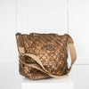 Chanel Bronze Leather Origami Tote Bag