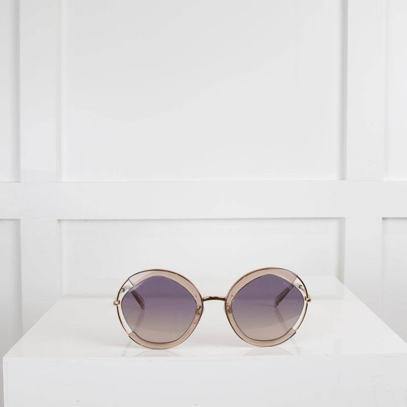 Emilio Pucci Round Framed Sunglasses