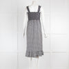 Rails Black and White Gingham Smock Sundress