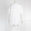 S MaxMara White Cotton Short Sleeve Shirt