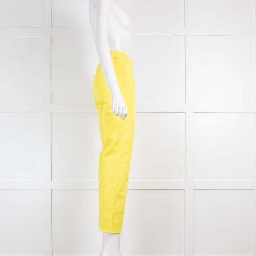 Marccain  Yellow Cropped Jeans