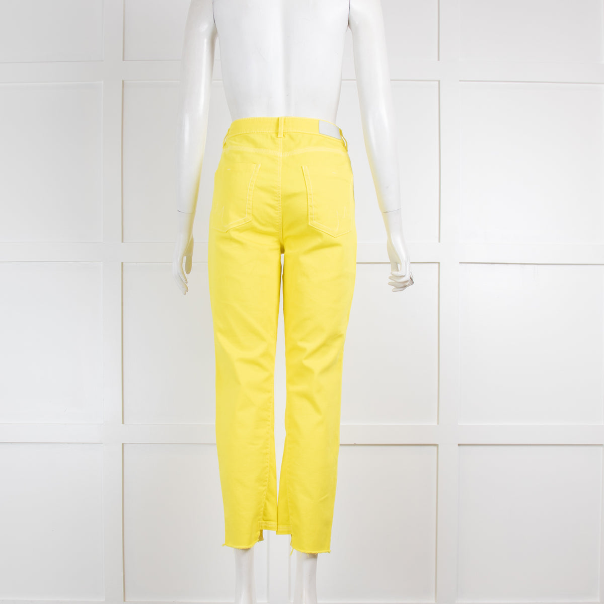 Marccain  Yellow Cropped Jeans