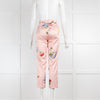 Pinko Pink Floral Trousers