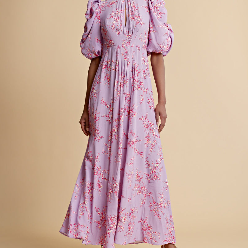 byTiMo Cherry Blossom Spring Midi Dress