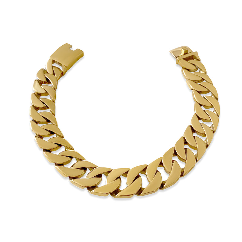 Anisa Sojka Gold Chunky Chain Necklace