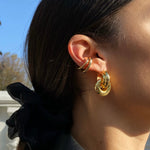 Anisa Sojka Interlocking Hoop Earrings