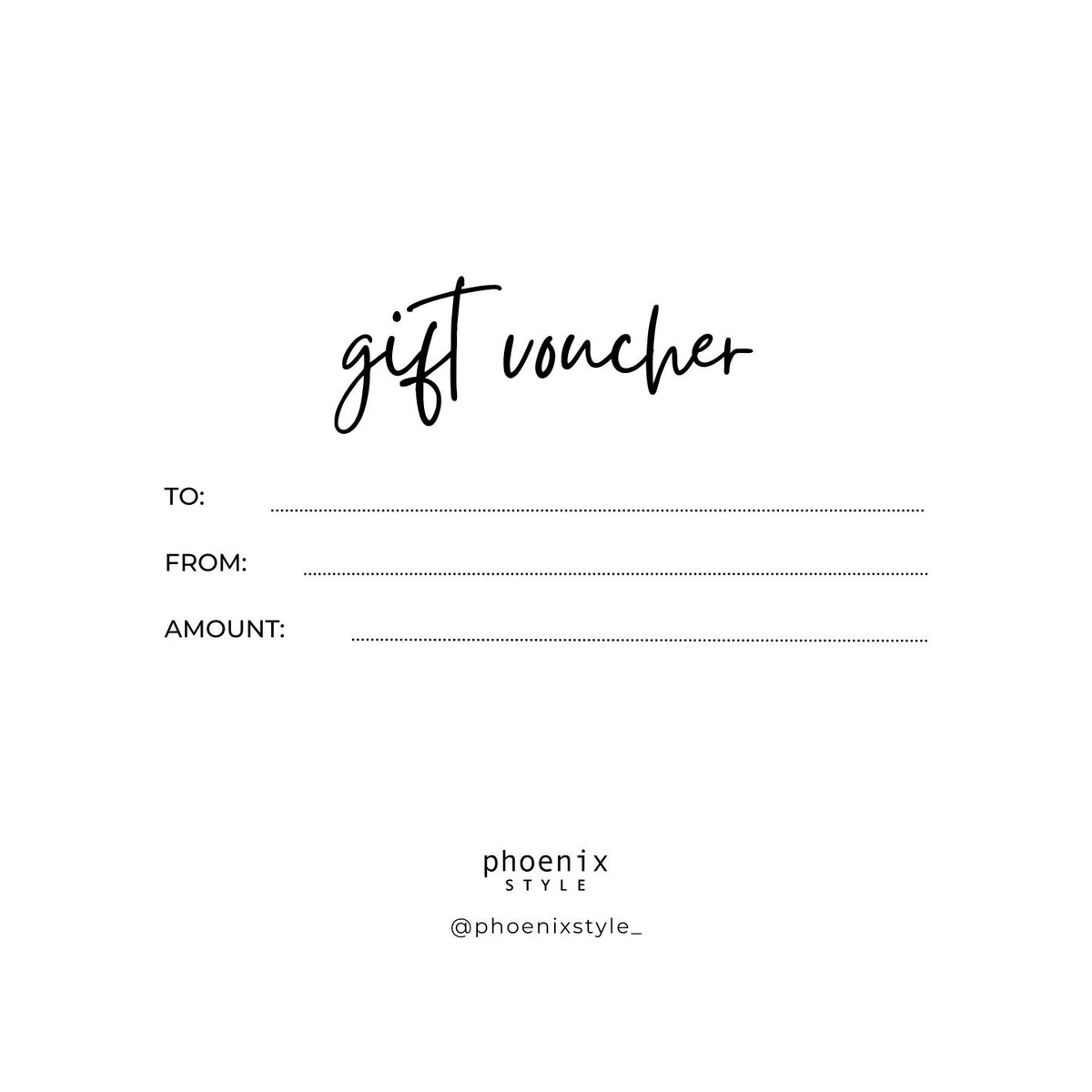 ONLINE GIFT CARD