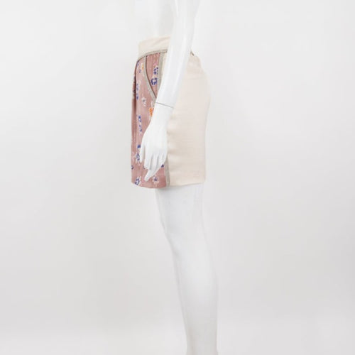 Rebecca Taylor Floral Silk Shorts