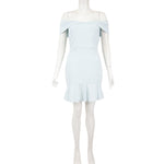 Rebecca Vallance Pale Blue Mini Dress