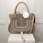 Chloe Grey Marcie Medium Double Motty Bag