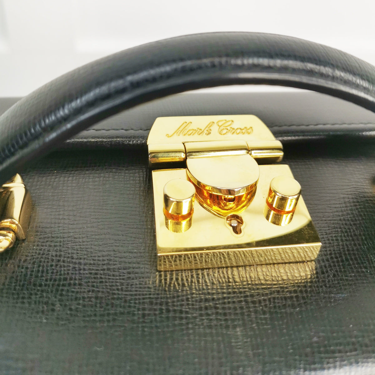 Mark Cross Black Grace leather Cross Body Box Bag