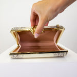 Oscar de la Renta Snake Clutch