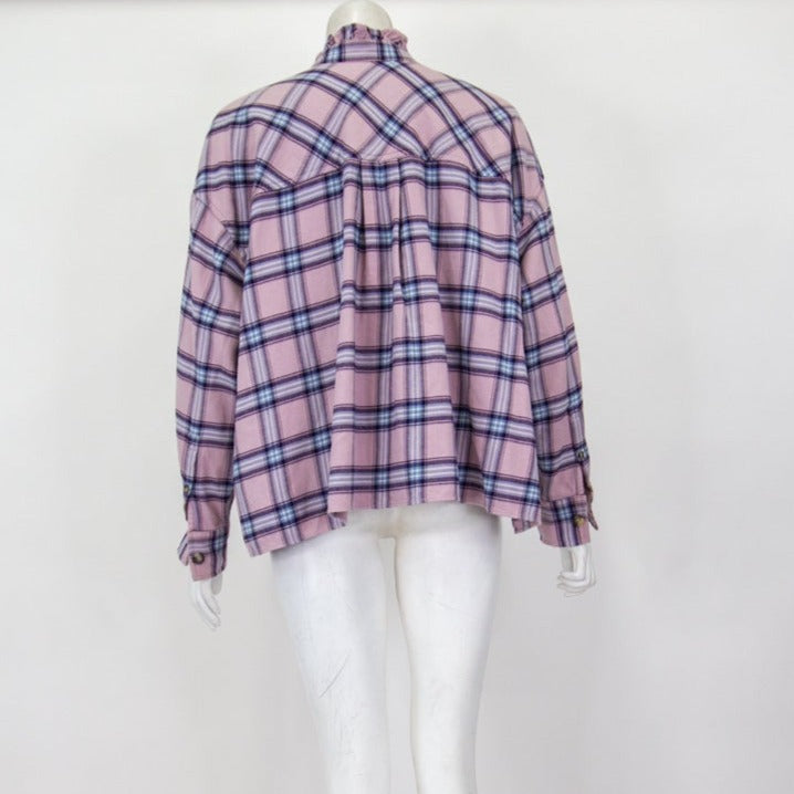 Isabel Marant Etoile Pink Check Shirt