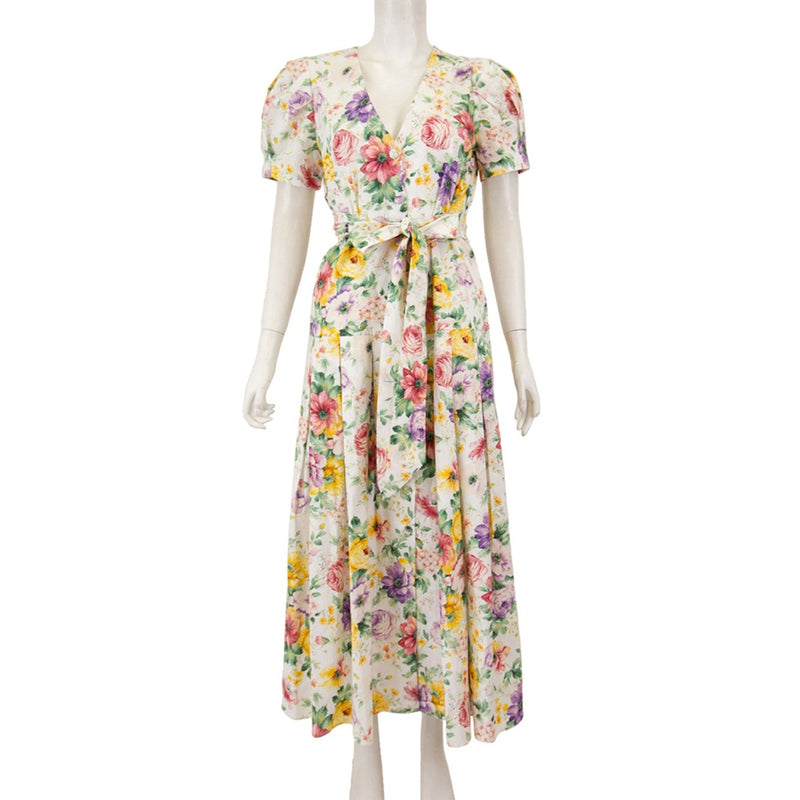 Petersyn Floral Linen Dress