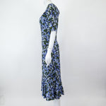 Erdem Dress Blue Ditsy Floral Dress