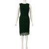 Dolce & Gabbana Green Lace Shift Dress
