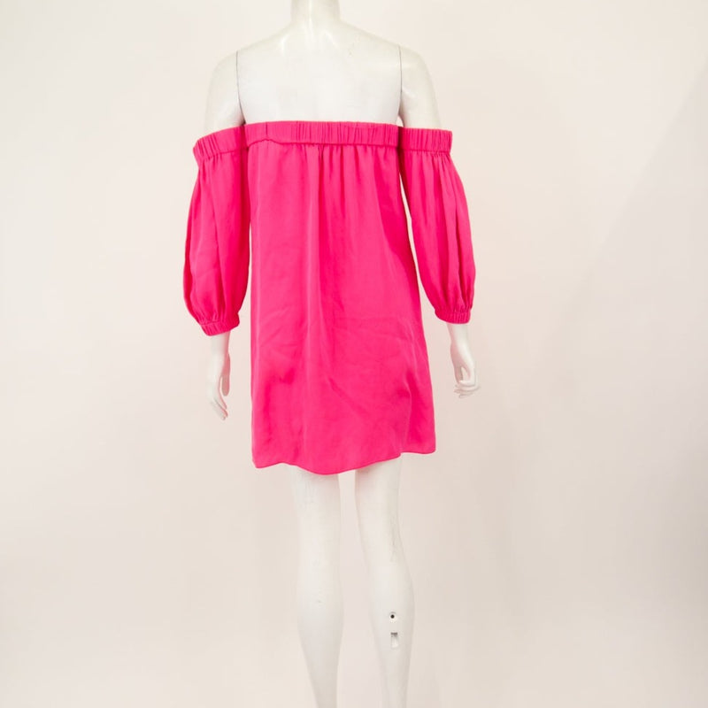 Milly Pink Off The Shoulder Dress