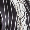 Tory Burch Black and Cream Striped Dress