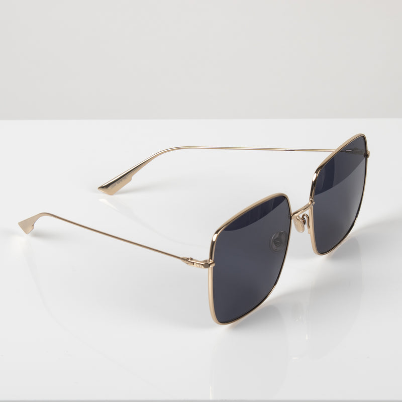 Christian Dior Gold Square Sunglasses