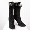 Jimmy Choo Black Suede Calf Boots