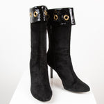 Jimmy Choo Black Suede Calf Boots